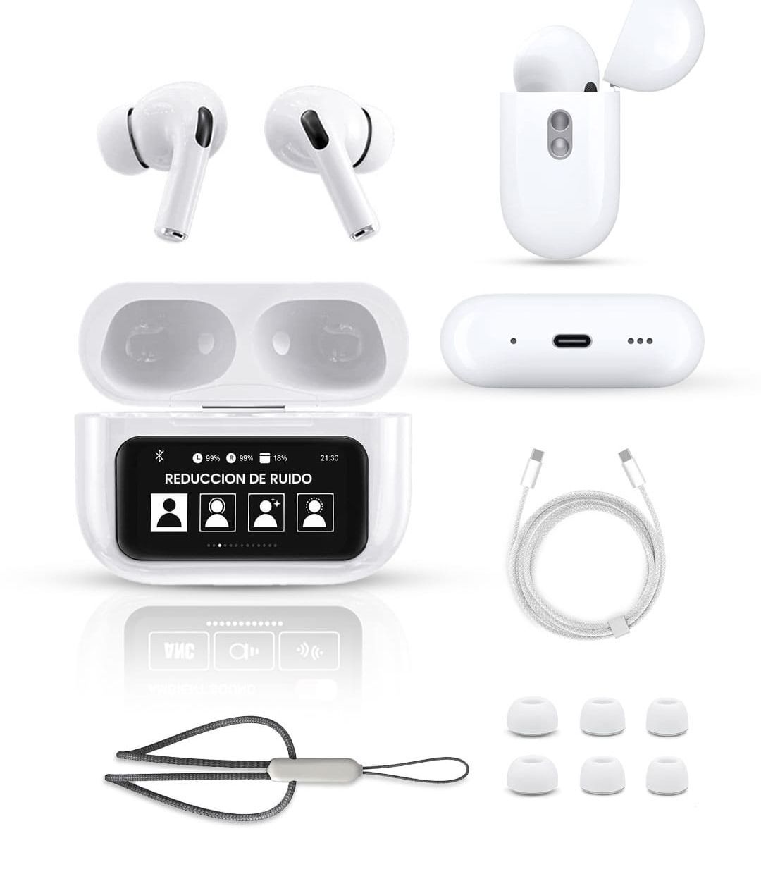 AIRPODS 2G CON PANTALLA A2406-373